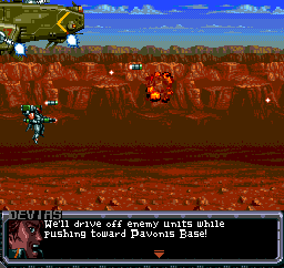 The Reagan pushes toward Pavonis Base